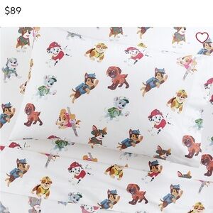 Pottery Barn Kids Paw Patrol Twin Size Sheet Sets